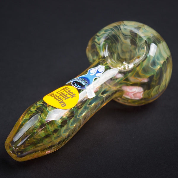 Chameleon Glass Illuminati Raked Hand Pipe.