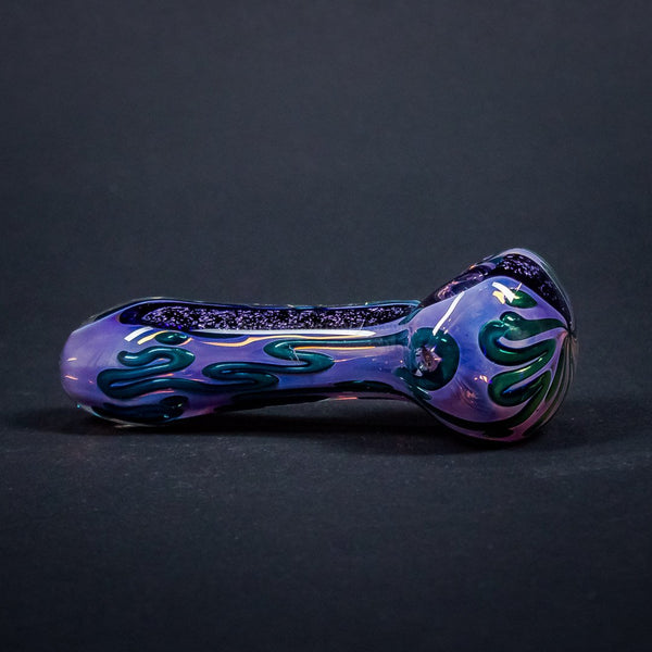 Chameleon Glass Inside Out Respirator Hand Pipe.