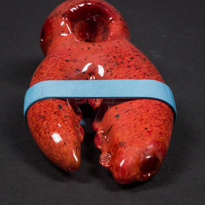 Chameleon Glass Lobster Claw Hand Pipe.