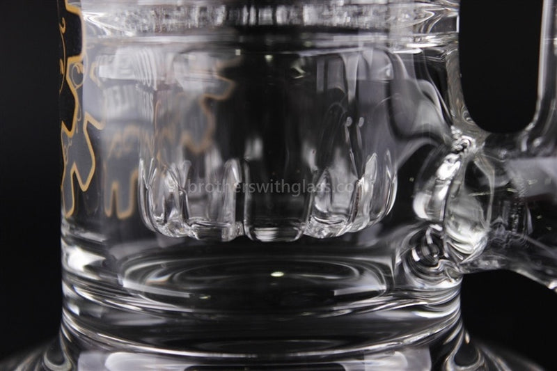 Chameleon Glass Oil Can Stump Showerhead Dab Rig.