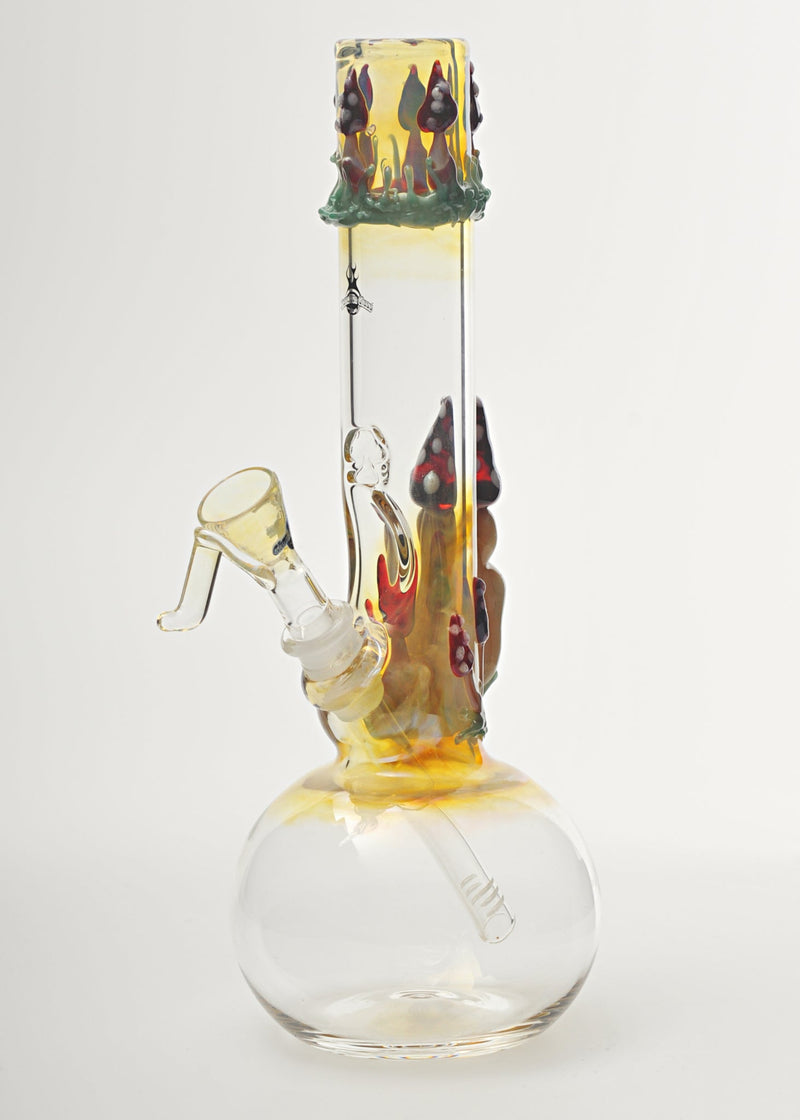 Chameleon Glass Prometheus Series Fumed Bong - Mushroom Man Chameleon Glass