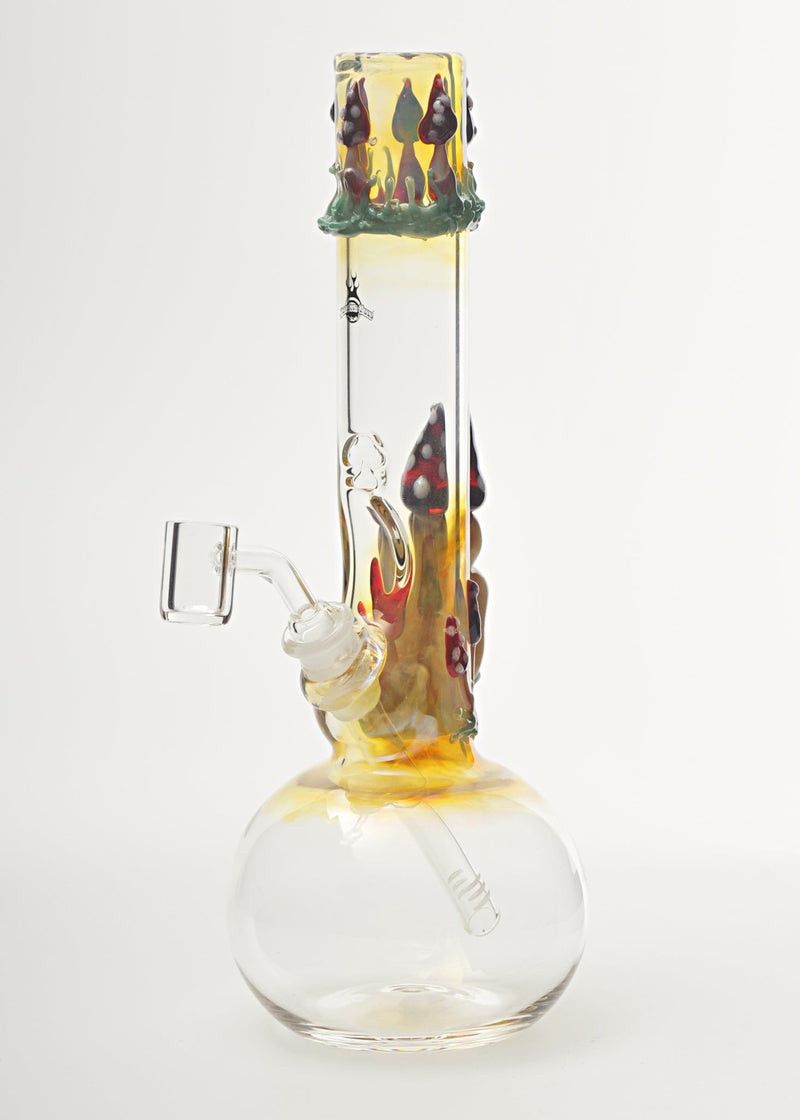 Chameleon Glass Prometheus Series Fumed Bong - Mushroom Man Chameleon Glass