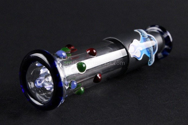 Chameleon Glass Puffing it Bluntly Blunt Hand Pipe.