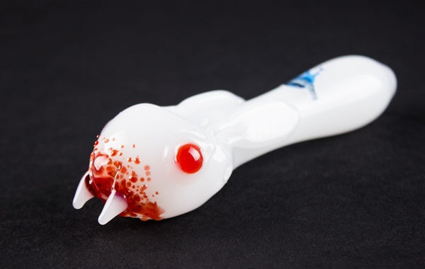 Chameleon Glass Rabbit Of Caerbannog Hand Pipe.