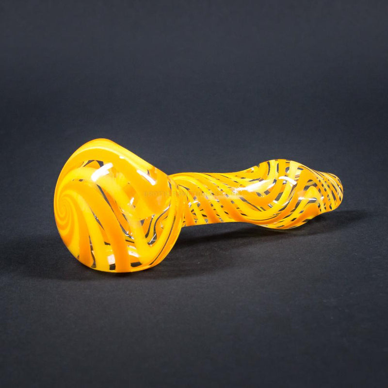 Chameleon Glass Ripple Wig Wag Hand Pipe.