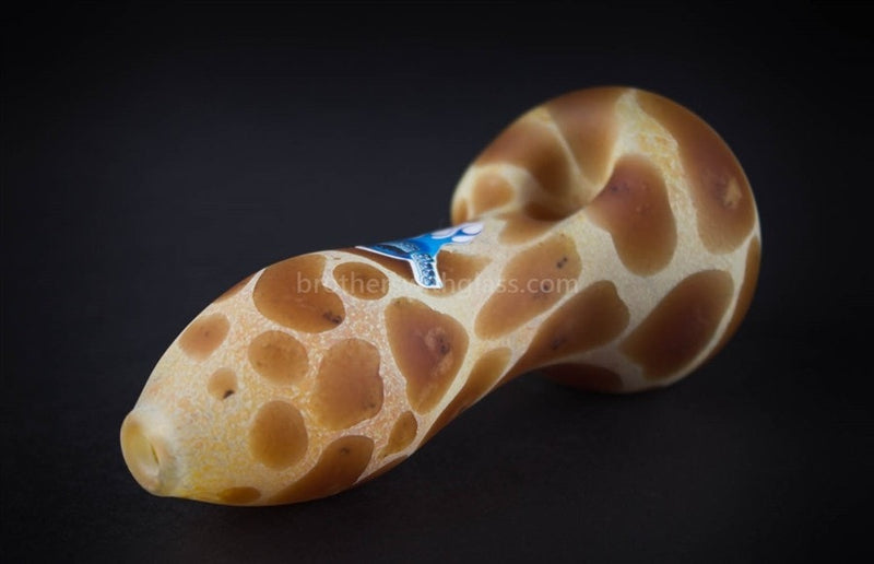 Chameleon Glass Safari Series Hand Pipe - Giraffe.