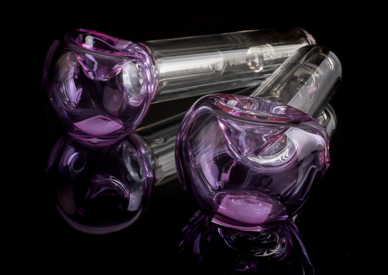Chameleon Glass Spill Proof Monsoon Spubbler Water Pipe - Purple.
