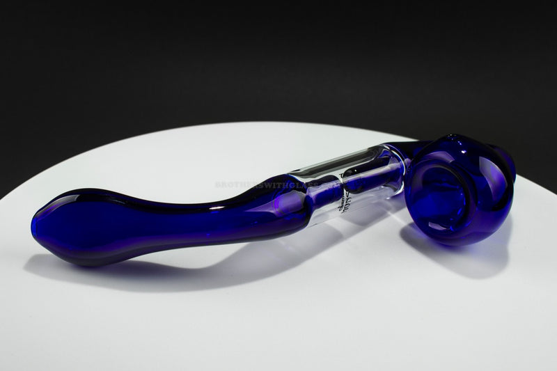 Chameleon Glass Spill Proof Sherlock Monsoon Spubbler Water Pipe - Blue.