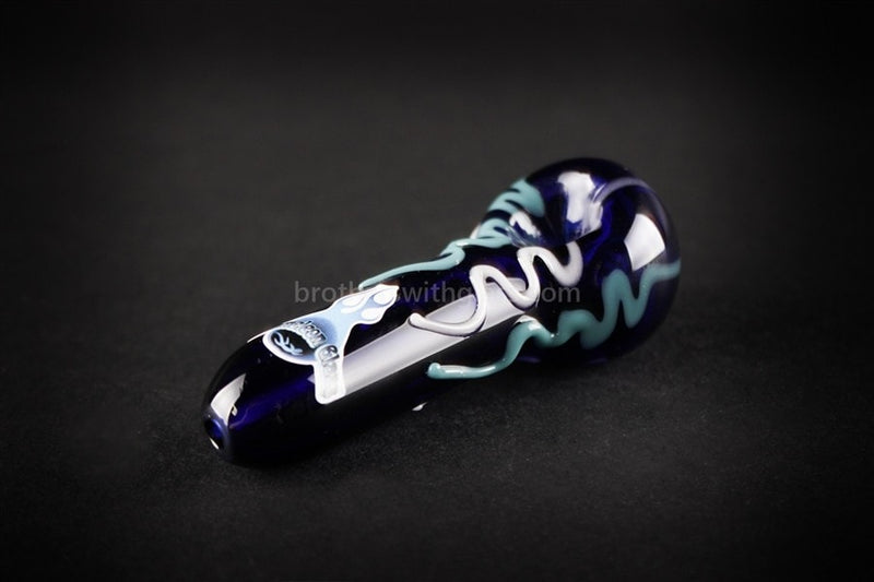 Chameleon Glass Squigee Hand Pipe - Blue.