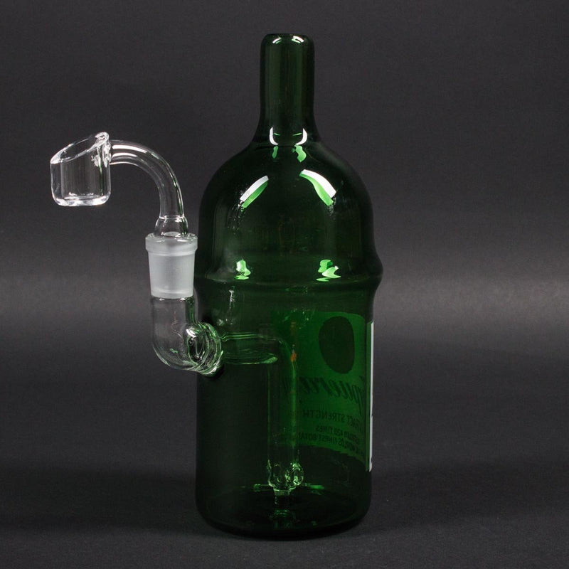 Chameleon Glass Terpeuray Gin Bottle Dab Rig.