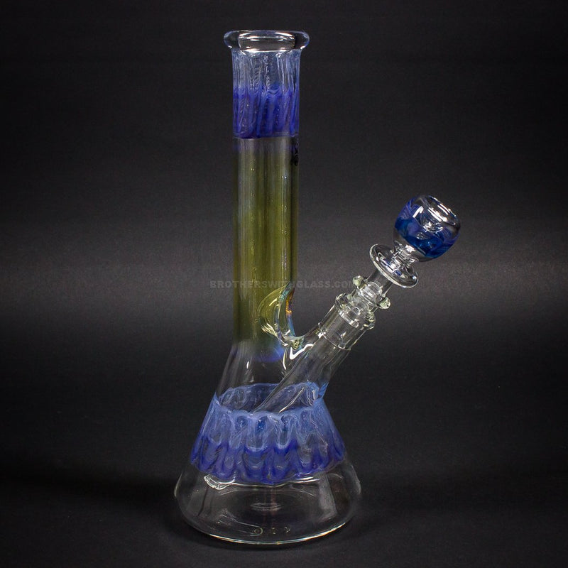 Chameleon Glass Terrestrial Bong - Purple and Blue.