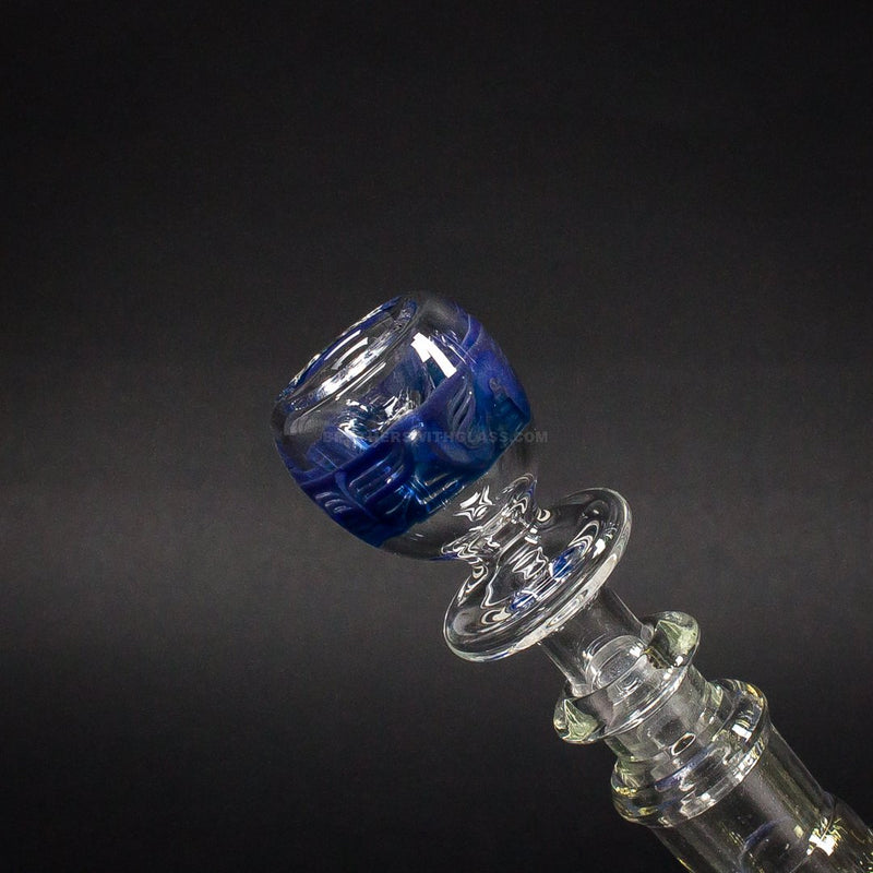 Chameleon Glass Terrestrial Bong - Purple and Blue Chameleon Glass