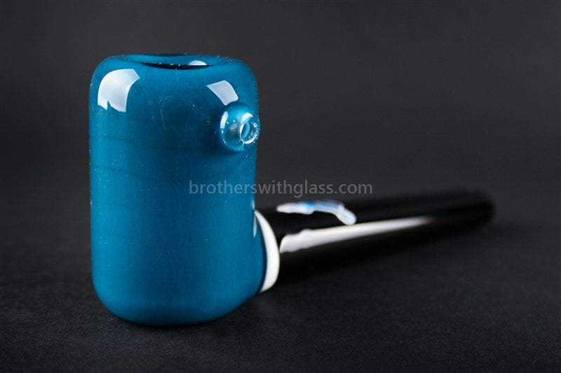 Chameleon Glass The Vern Traditional Style Hand Pipe - Agua Azul.