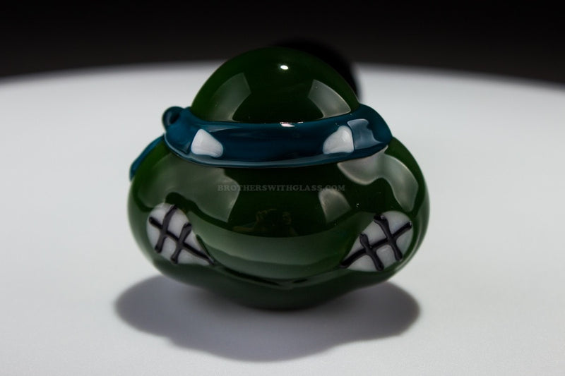 Chameleon Glass TMNT Turtle Hand Pipe - Leonardo.