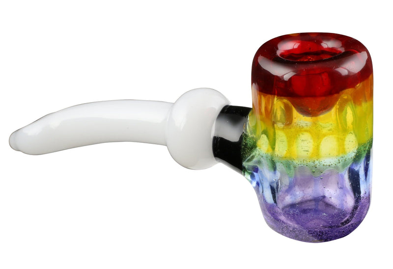 Chameleon Glass Traditional Style Cobb Hand Pipe.