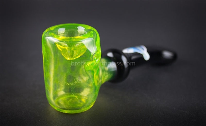 Chameleon Glass Traditional Style Cobb Hand Pipe - Illuminati UV.