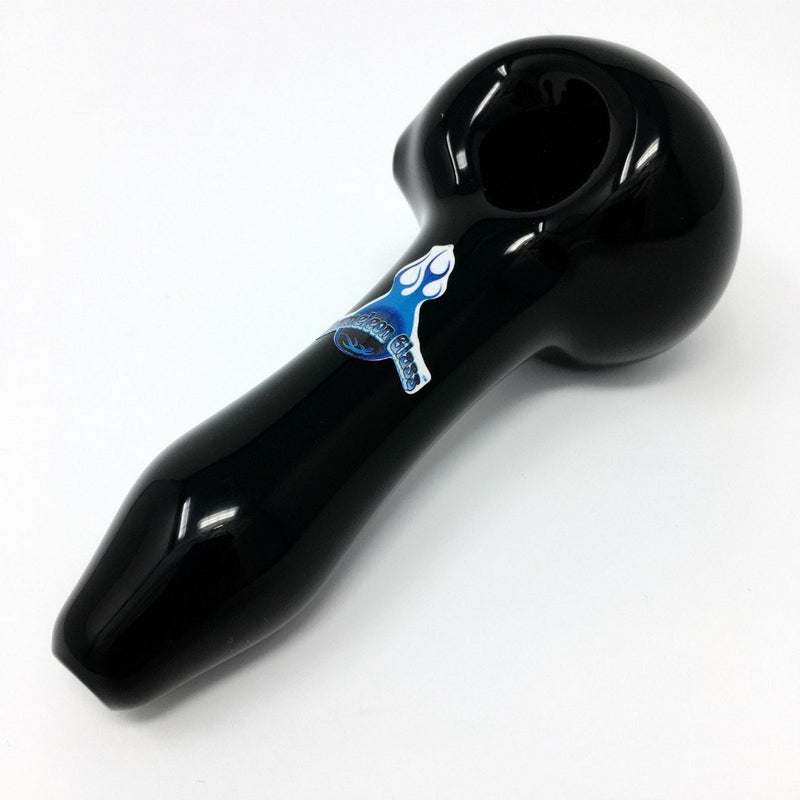 Chameleon Glass Twisted Fire and Ice Reversal Hand Pipe.