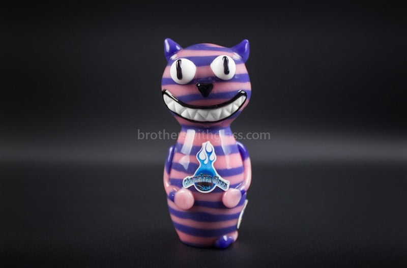 Chameleon Glass Wonderland Cheshire Cat Hand Pipe.