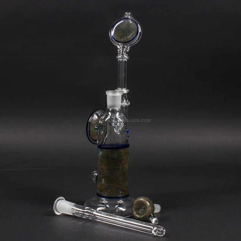 Chasteen Glassworks Old School Bubbler With Disc.