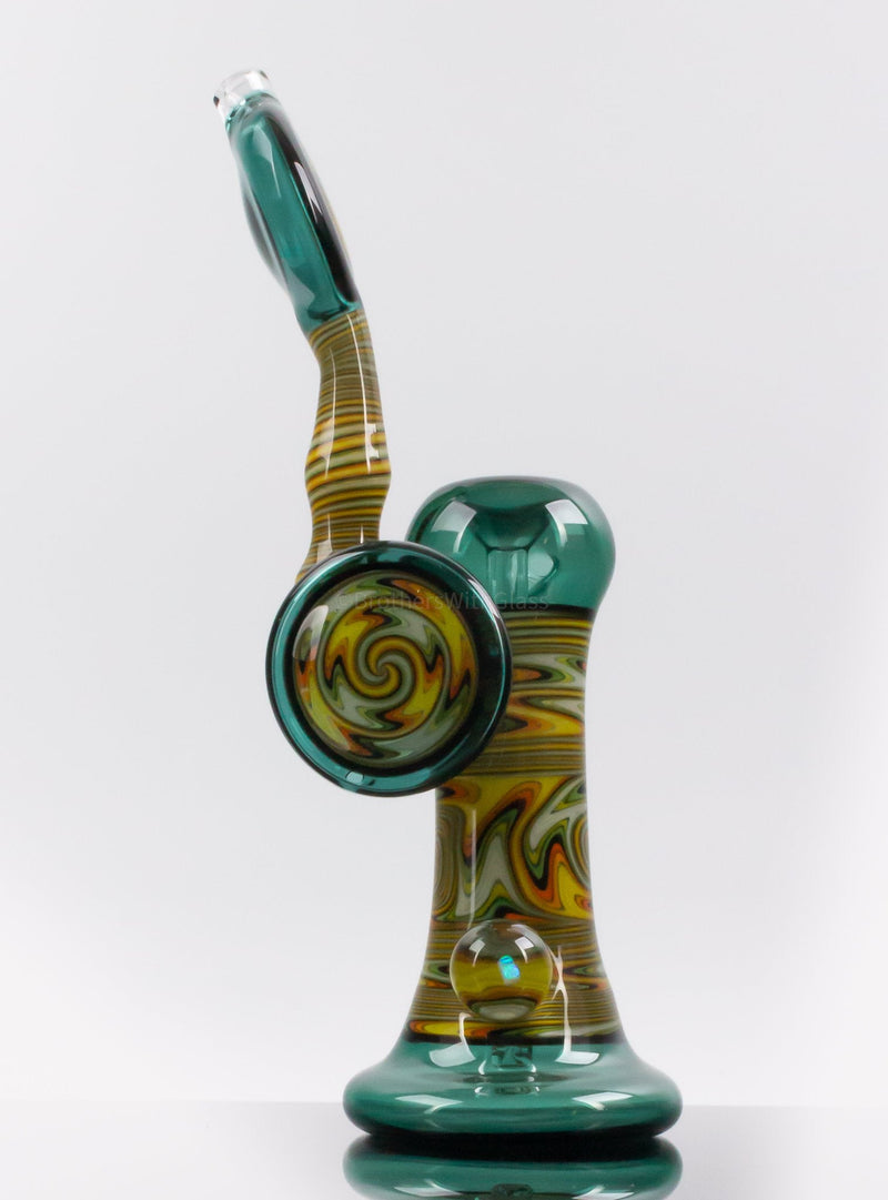 Chasteen Glassworks Wig Wag Disc and Opal Bubbler - Summer.
