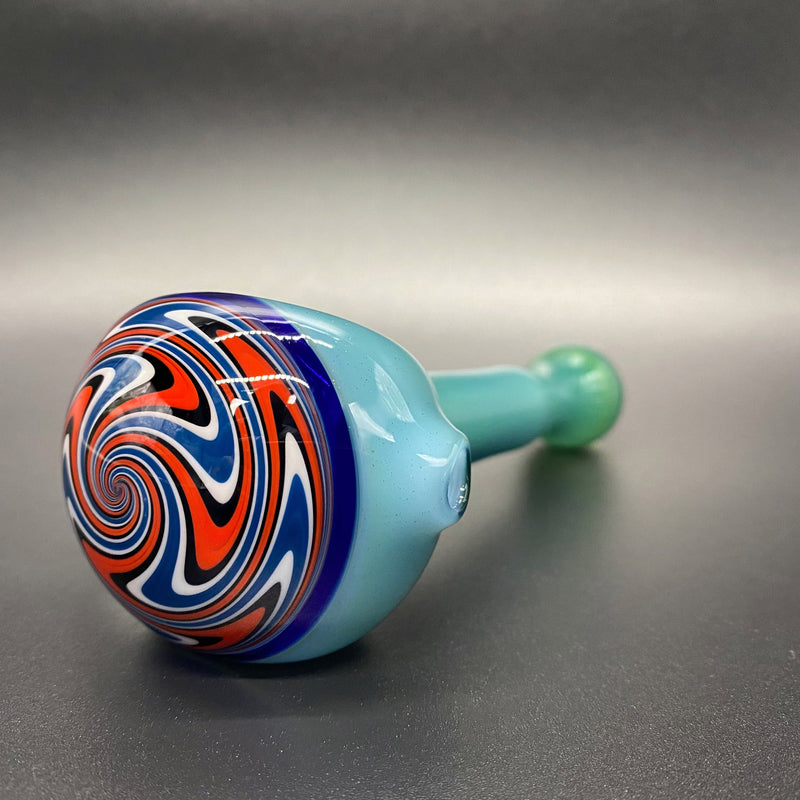 Chasteen Glassworks Wig Wag Spoon Hand Pipe With Millie - Variations Chasteen Glass