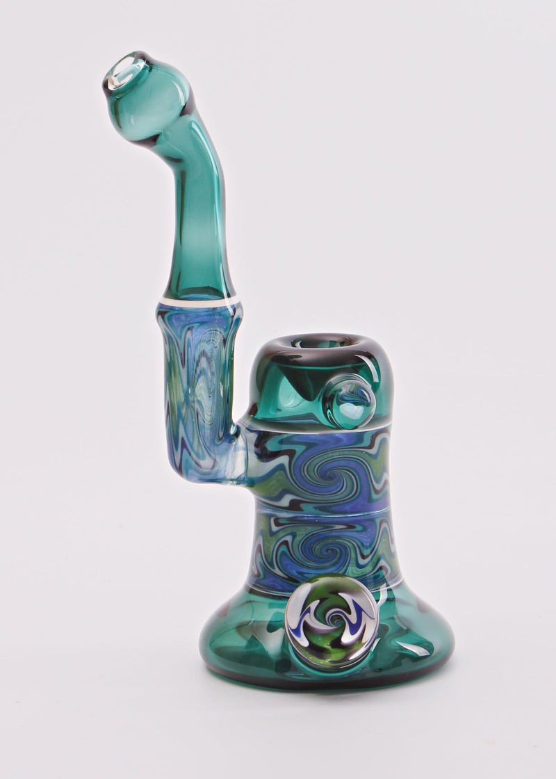 Chasteen Glassworks Wig Wag Standing Sherlock Hand Pipe Chasteen Glass