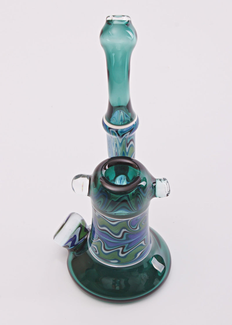 Chasteen Glassworks Wig Wag Standing Sherlock Hand Pipe Chasteen Glass