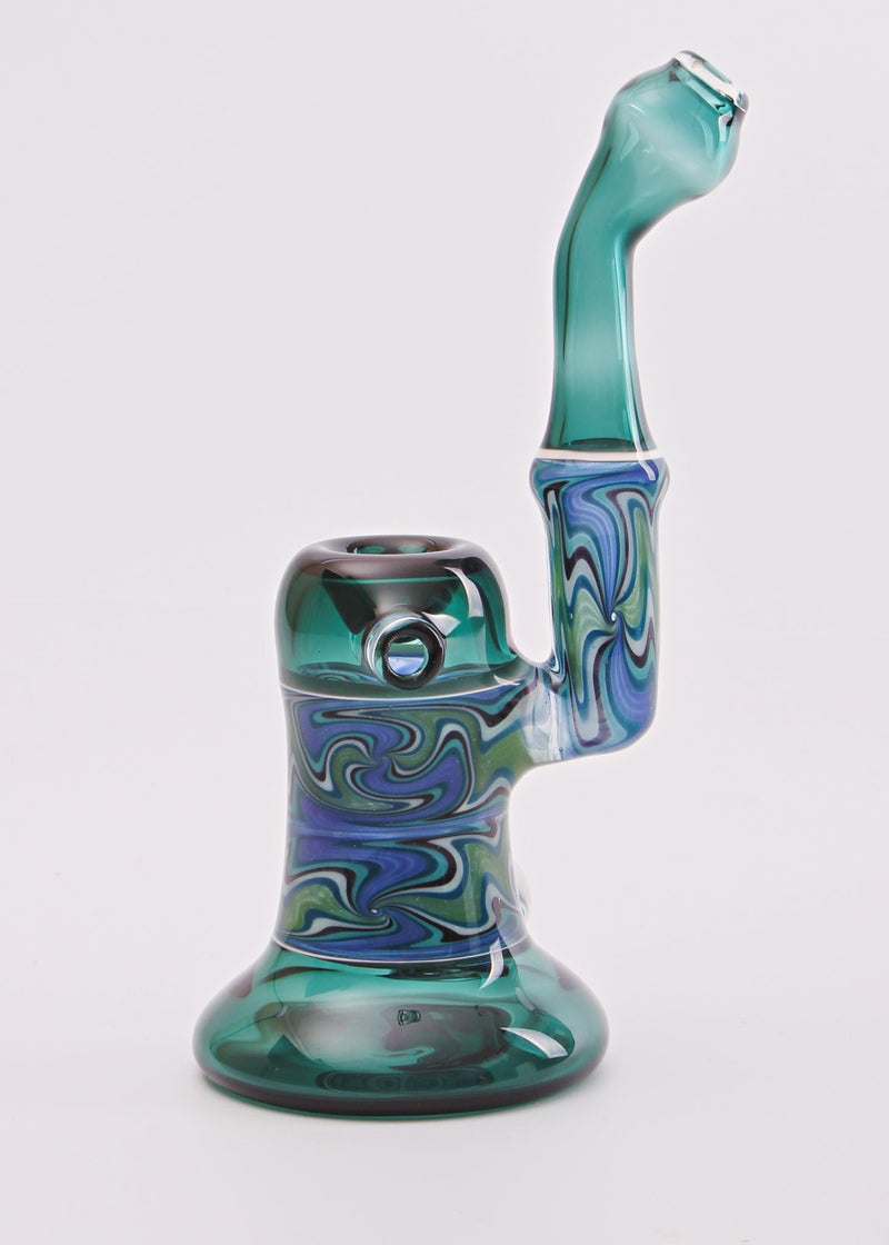 Chasteen Glassworks Wig Wag Standing Sherlock Hand Pipe Chasteen Glass