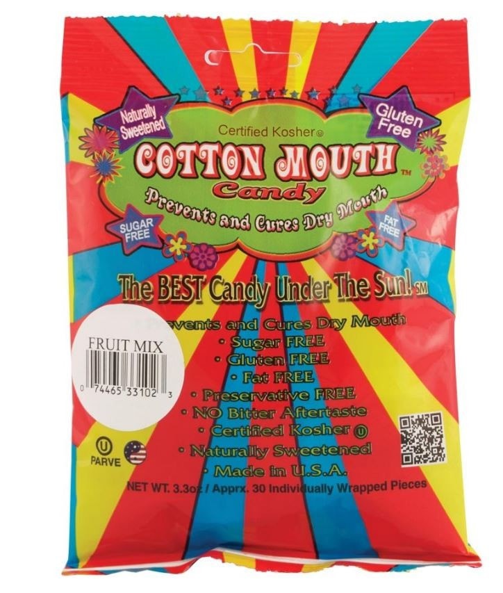 Cotton Mouth Naturally Sweet Candy Treats - Fruit Mix.