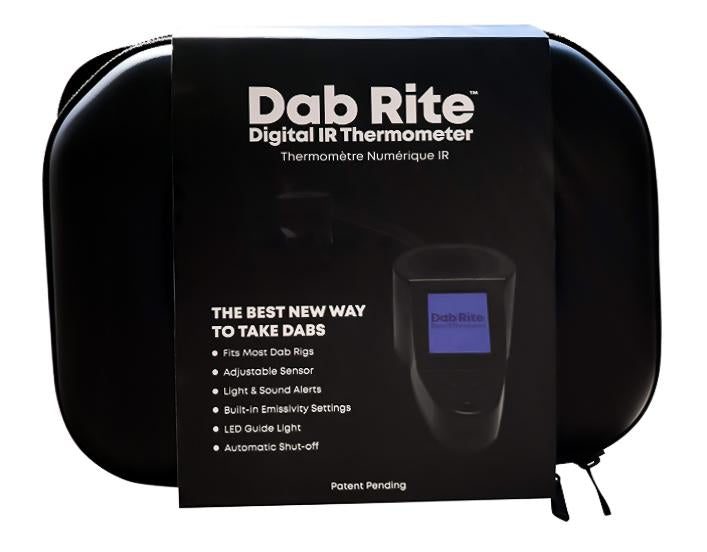 Dab Rite Digital Infrared Thermometer For Dabbing - Black.