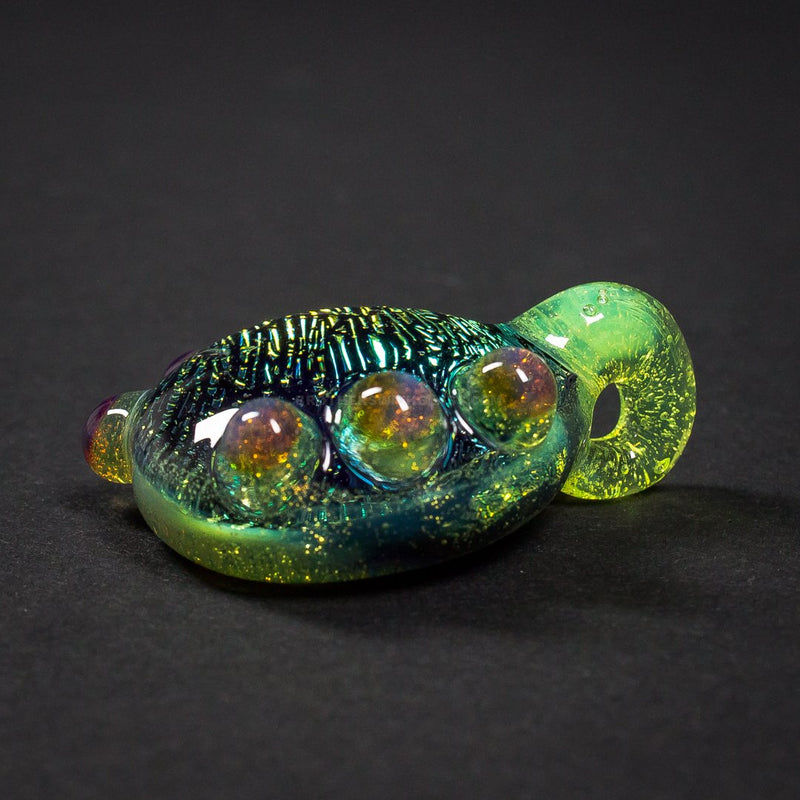Dichro Pendant With Slyme Accents.