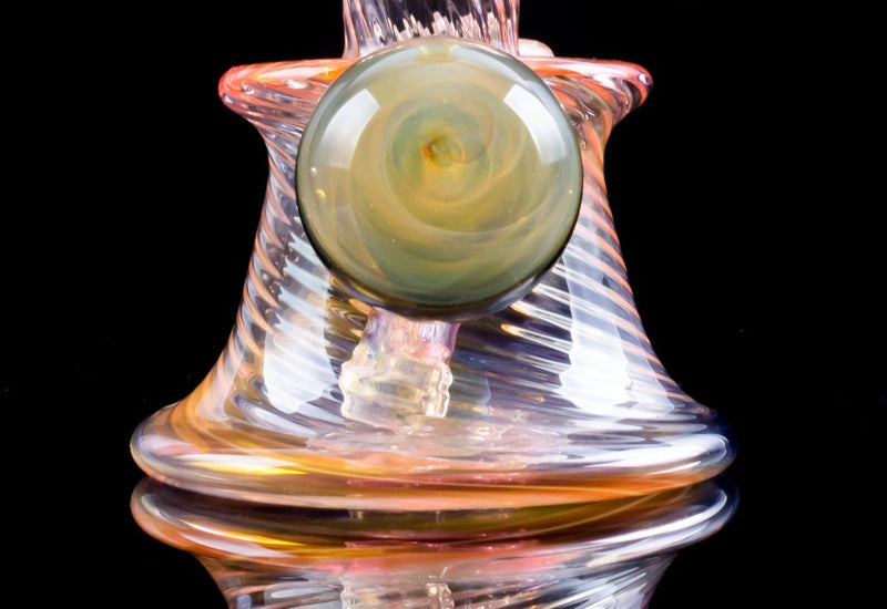 DOOM Glass Mini Scalloped Fume Dab Rig - 3.