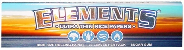 Elements King Size Rolling Papers.