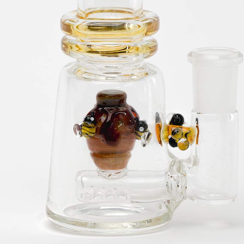 Empire Glassworks Beehive Mini Beaker Dab Rig.