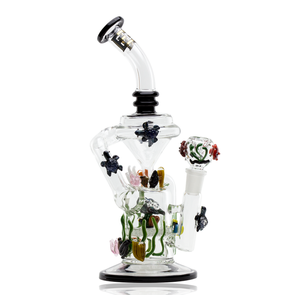 Empire Glassworks East Australian Current Recycler Dab Rig.