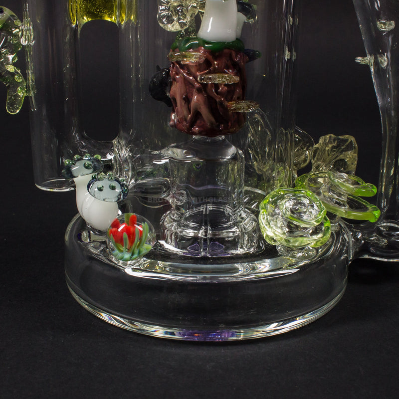 Empire Glassworks Heady CFL And UV Rain Forest Recycler Dab Rig.