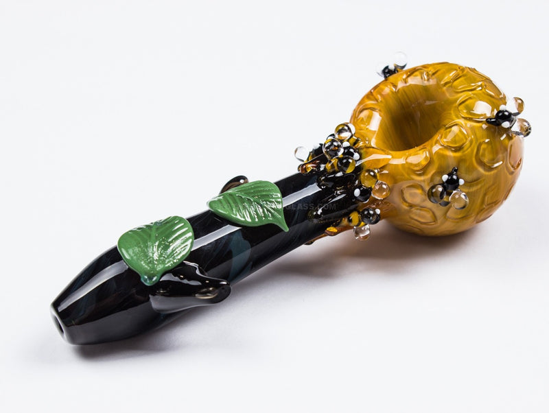 Empire Glassworks Heady Green Abyss Beehive Hand Pipe.
