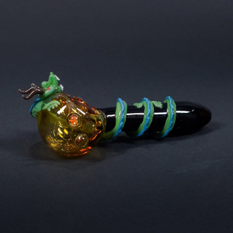 Empire Glassworks Large Dragon Sphere Hand Pipe.