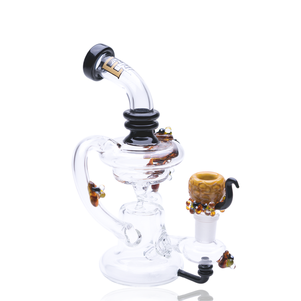 Empire Glassworks Mini Beehive Recycler Dab Rig.