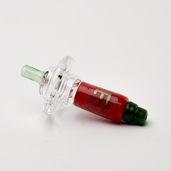 Empire Glassworks Sriracha Directional Flow Carb Cap.
