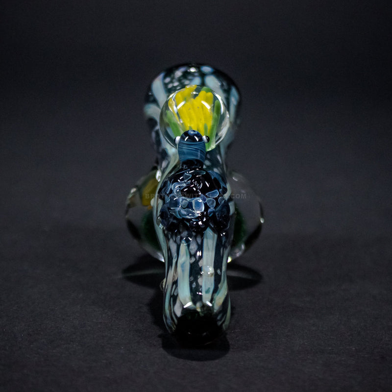 Empire Glassworks Turtle with Finger Ring Chillum Hand Pipe.