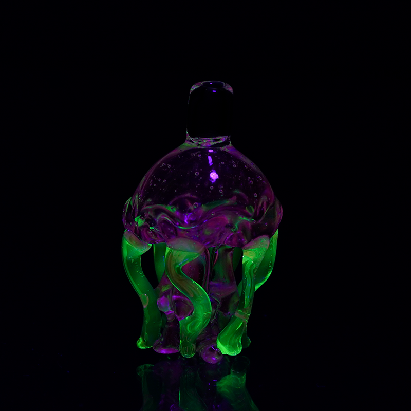 Empire Glassworks UV Jellyfish Bubble Cap.
