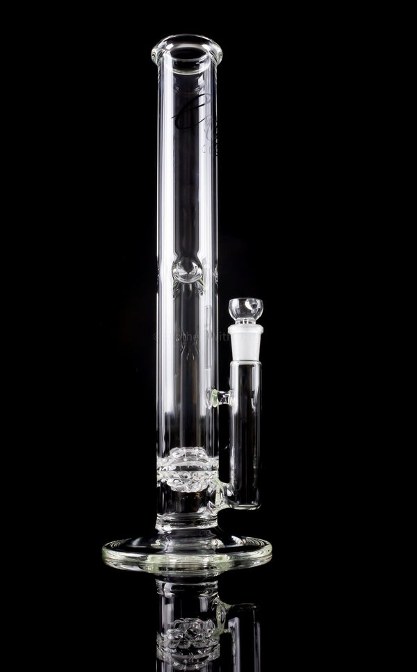 Envy Glass Designs Clear 50mm Crater Straight Shooter 16 In Bong.