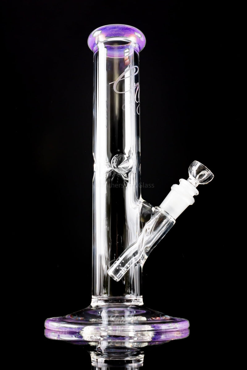 Envy Glass Designs Color Accented 50mm 12 In Straight Bong.