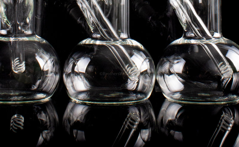 Envy Glass Designs Label 50mm 12 In Bubble Bottom Bong.