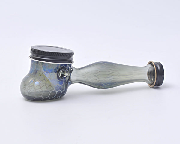 Flowstate Glass Baller Hammer Hand Pipe - Fumed Charcoal Flowstate Glass
