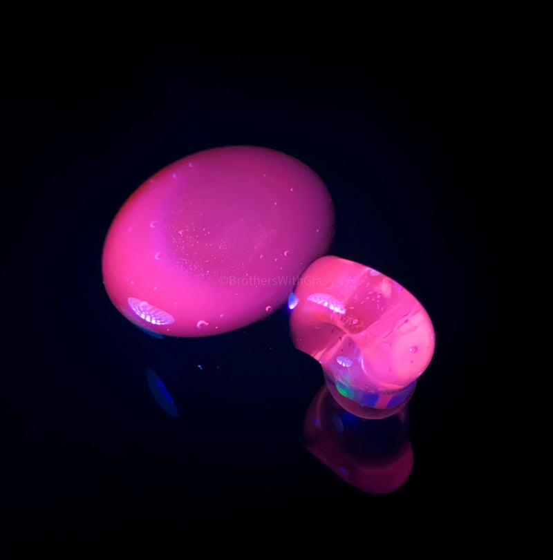Fortunate Glass UV Reactive Opal and Millie Pendants.