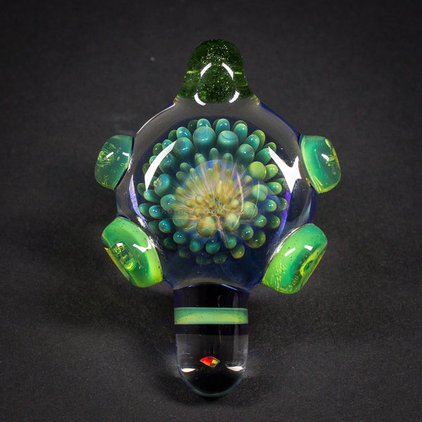 Fumed Implosion With Opal Pendant.