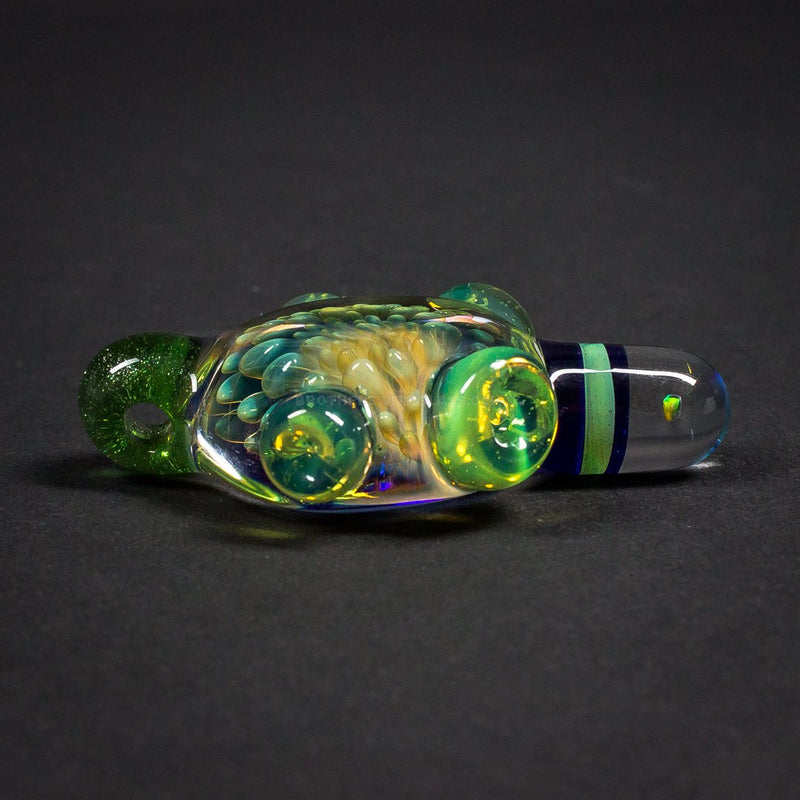 Fumed Implosion With Opal Pendant.