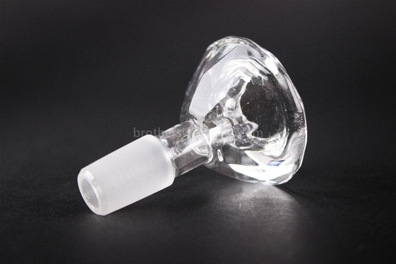 Glass 14mm Bling Bling Diamond Slide - Male.